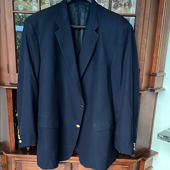 Burberry Navy Blue Sport Coat Classic Design Sport Coats Blazers